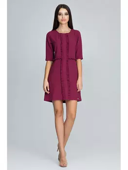 Платье стандартного кроя Figlfigl, бургундия