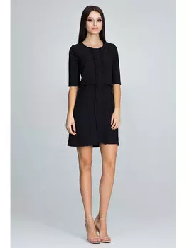 Платье стандартного кроя Figlfigl, черный