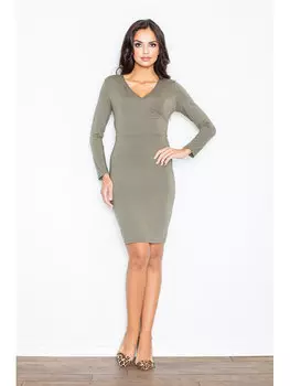 Платье стандартного кроя Figlfigl, хаки