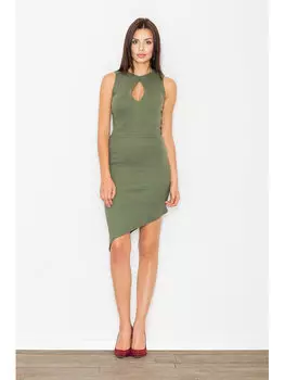 Платье стандартного кроя Figlfigl, хаки