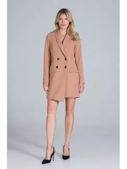 Платье стандартного кроя Figlfigl, коричневый