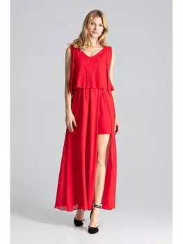 Платье стандартного кроя Figlfigl, красный