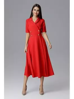 Платье стандартного кроя Figlfigl, красный