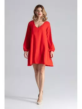 Платье стандартного кроя Figlfigl, красный