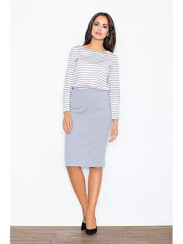 Платье стандартного кроя Figlfigl, серый