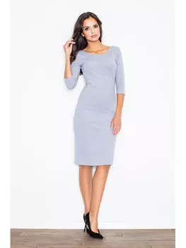 Платье стандартного кроя Figlfigl, серый