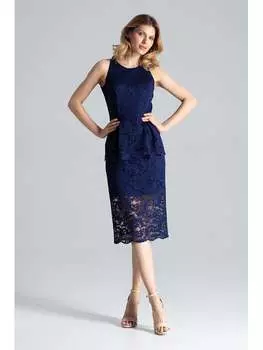 Платье стандартного кроя Figlfigl, синий