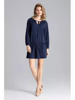 Платье стандартного кроя Figlfigl, синий