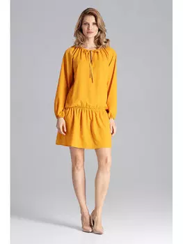 Платье стандартного кроя Figlfigl, желтый