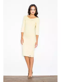 Платье стандартного кроя Figlfigl, желтый