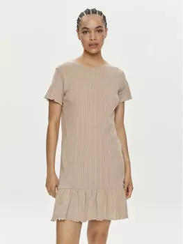 Платье стандартного кроя Jdy, бежевый