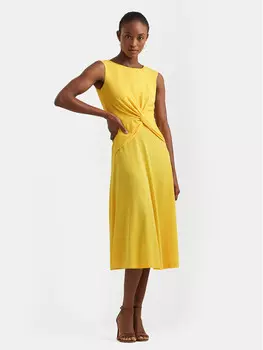 Платье стандартного кроя Lauren Ralph Lauren, желтый