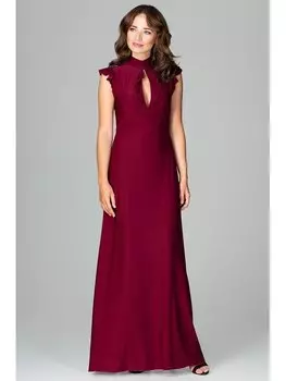 Платье стандартного кроя Lenitif, бургундия