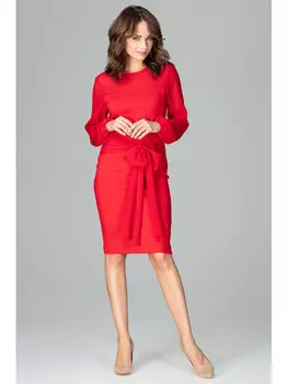 Платье стандартного кроя Lenitif, красный