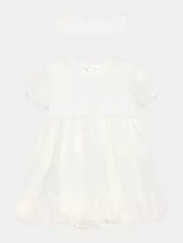 Платье стандартного кроя Mayoral, экрю