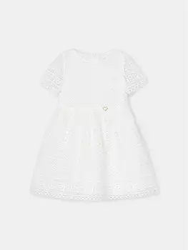 Платье стандартного кроя Mayoral, экрю