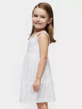 Платье стандартного кроя Mayoral, белый