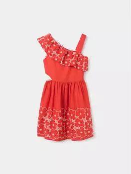 Платье стандартного кроя Mayoral, красный