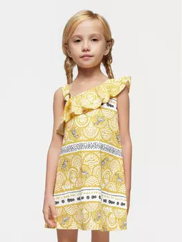 Платье стандартного кроя Mayoral, желтый