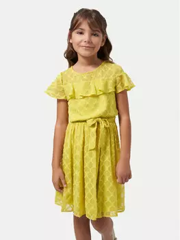 Платье стандартного кроя Mayoral, желтый