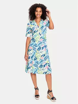 Платье стандартного кроя Olsen, мультиколор