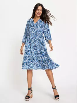 Платье стандартного кроя Olsen, синий