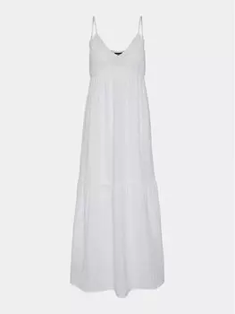 Платье стандартного кроя Pieces, белый
