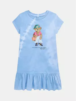 Платье стандартного кроя Polo Ralph Lauren, синий