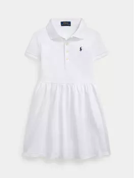 Платье стандартного кроя Polo Ralph Lauren, белый