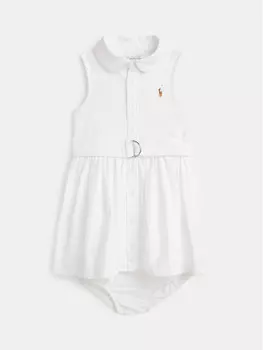 Платье стандартного кроя Polo Ralph Lauren, белый