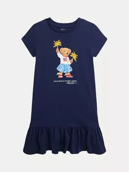 Платье стандартного кроя Polo Ralph Lauren, синий