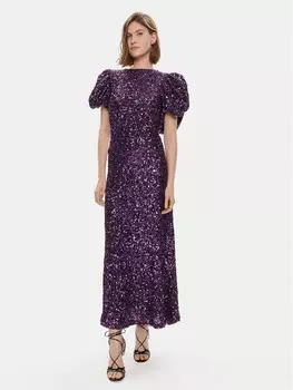 Платье стандартного кроя Rotate, фиолетовый