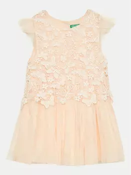 Платье стандартного кроя United Colors Of Benetton, розовый