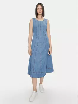 Платье стандартного кроя United Colors Of Benetton, синий