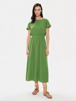 Платье стандартного кроя United Colors Of Benetton, зеленый