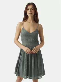 Платье стандартного кроя Vero Moda, зеленый