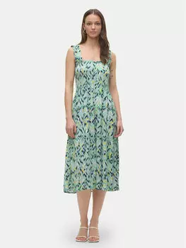 Платье стандартного кроя Vero Moda, зеленый