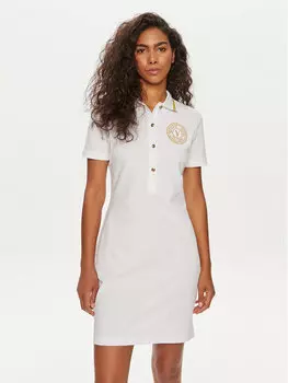 Платье стандартного кроя Versace Jeans Couture, белый