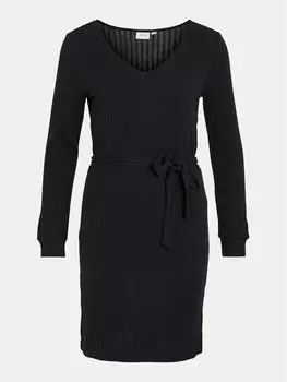 Платье стандартного кроя Vila, черный