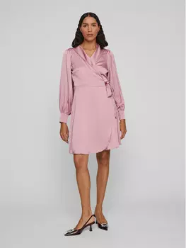 Платье стандартного кроя Vila, розовый