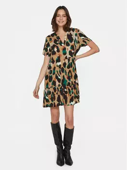 Платье стандартного кроя Vila, зеленый