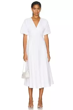 Платье Staud Finley, белый