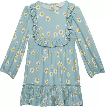 Платье Stella Mccartney Daises Dress with Frills, синий