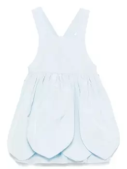 Платье Stella McCartney Kids с панелями в виде лепестков, синий