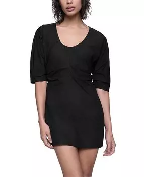 Платье Stella с завышенной талией Rebecca Minkoff, черный