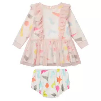 ПЛАТЬЕ СТЕЛЛА-СТИКЕР + БЛАМОРЫ-8R1220-Z0841-546MC-MULTI Stella McCartney, мультиколор