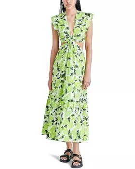 Платье Steve Madden Amanda Midi, зеленый