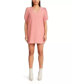 Платье Steve Madden, Fields of Gold Textured Stripe Gauze Shift Dress