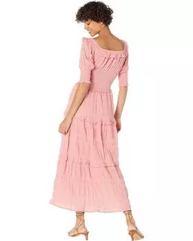 Платье Steve Madden Peasantries Dress, цвет Deep Lipstick