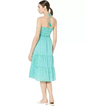 Платье Steve Madden Tropical Splash Dress, цвет Vivid Green
